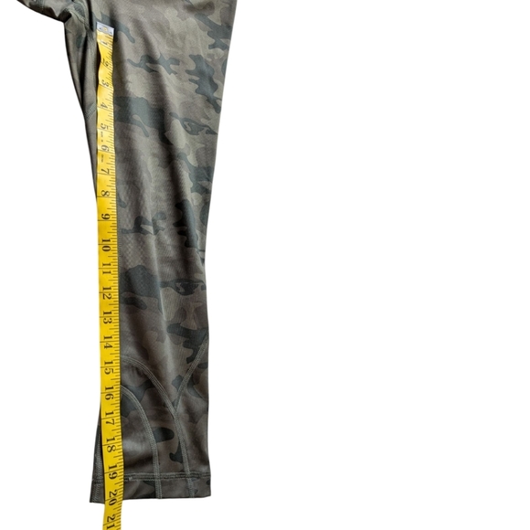 Lululemon Run: Inspire Crop II Womens 4 Active Run Yoga Ahtleisure Camo Green - Picture 15 of 15